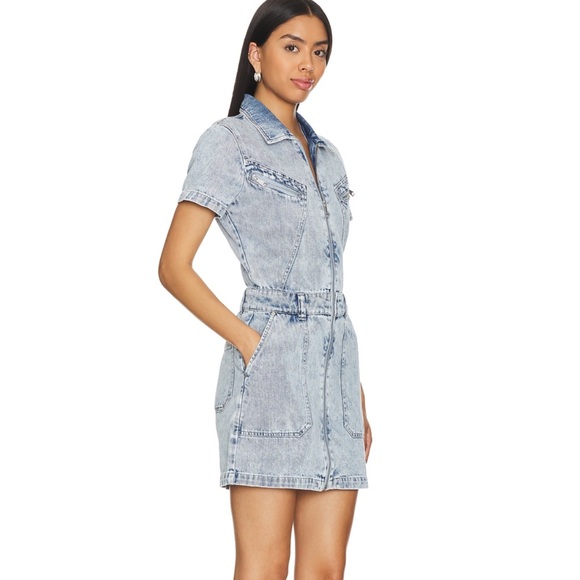 Brix Mini Denim Dress - Pistola - Picture 2 of 6